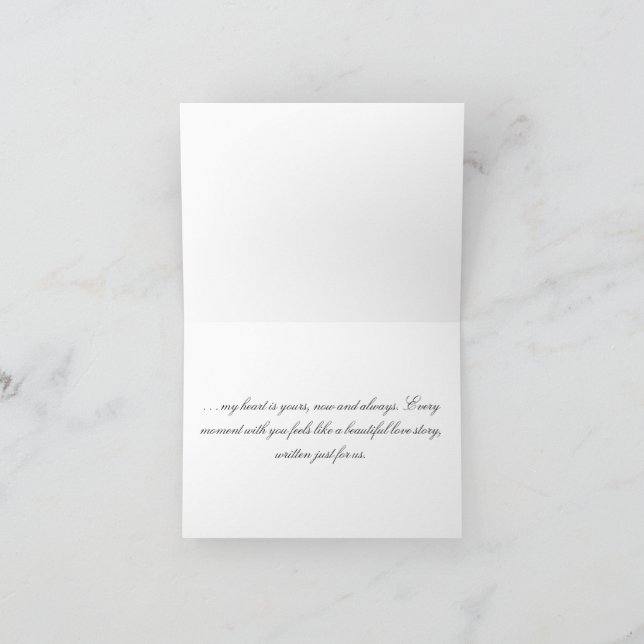 Carte De Remerciements "To My Dearest” Custom Name Love Card  (Intérieur)