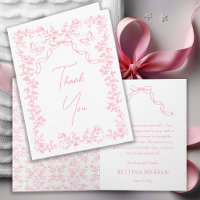 Toile de Jouy Chinoiserie Papillons Baby Shower