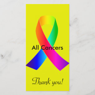 Carte De Remerciements Tous les cancers