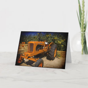 Carte de remerciements Tracteur Allis Chalmers