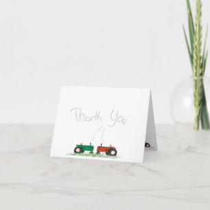 Carte De Remerciements Tractor Thank-You Card