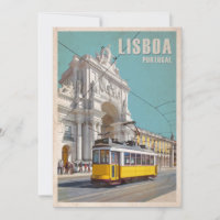 Tramway Jaune, Arc De Rue Augusta. Lisbonne, Portu