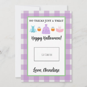 Carte De Remerciements Trick enseignant ou traitement Halloween Titulaire