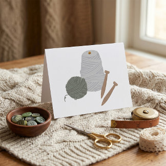Carte De Remerciements Tricot