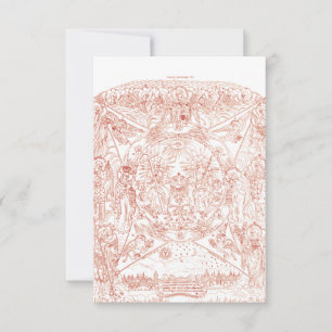 Carte De Remerciements Trinité sainte dans la gloire