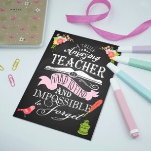 Carte De Remerciements Truly amazing  teacher appreciation week