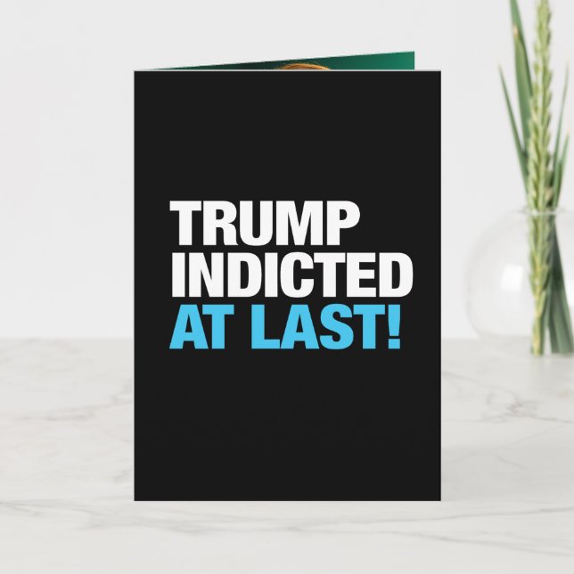 Carte De Remerciements Trump accusé (Devant)