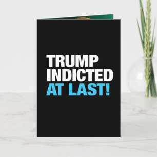 Carte De Remerciements Trump accusé