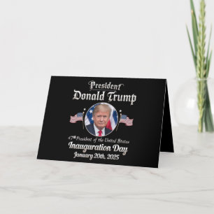 Carte De Remerciements Trump Inauguration Day 2025 47th USA President