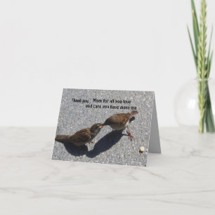 Carte De Remerciements Tu aimes maman_