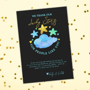 Carte De Remerciements Twinkle Twinkle Little Star Baby shower