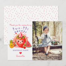TWOTTI Tutti Frutti Fruit d'été Fille 2e anniversa