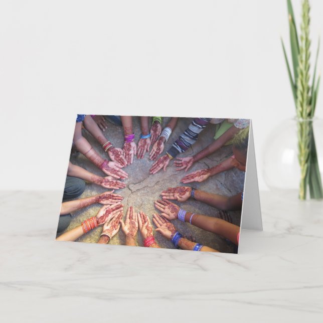 Carte De Remerciements Un cercle des soeurs (Devant)