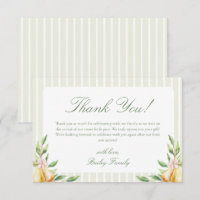 Un doux Baby shower poire Pastel Green