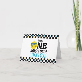 Carte De Remerciements Un joyeux Dude anniversaire 1er anniversaire