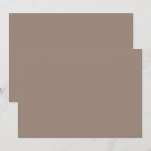 Carte De Remerciements un mur marron avec une horloge
