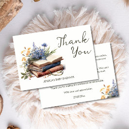 Carte De Remerciements Un nouveau baby shower de chapitre