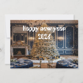 Carte De Remerciements Understated New Year Elegance Card
