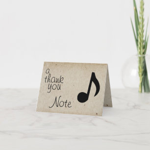 Carte De Remerciements Une note de remerciement