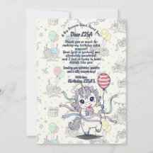 Unicorn Fête magique Anniversaire