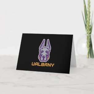 Carte De Remerciements Université d'Albany Chef de la mascotte Great Dane