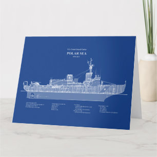 Carte De Remerciements USCG Cutter Polar Sea wagb-11 - ABD