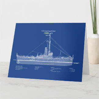 Carte De Remerciements USCGC Chelan - ABD
