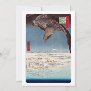 Carte De Remerciements Utagawa Hiroshige - Fukagawa Susaki et Jumantsubo