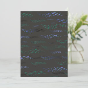 Carte De Remerciements Vagues Tigre (motif stylisé) 7