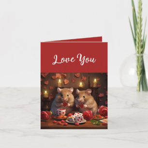 Carte De Remerciements Valentines/Carte d'amour