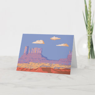 Carte De Remerciements Vallée du monument Navajo