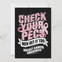 Vérifiez votre Pecs Hommes Sensibilisation au canc