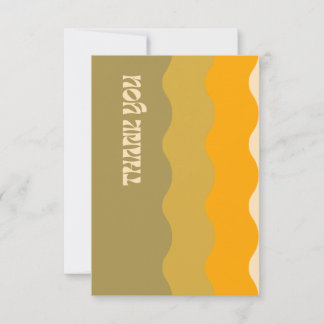 Carte de remerciements - Vert