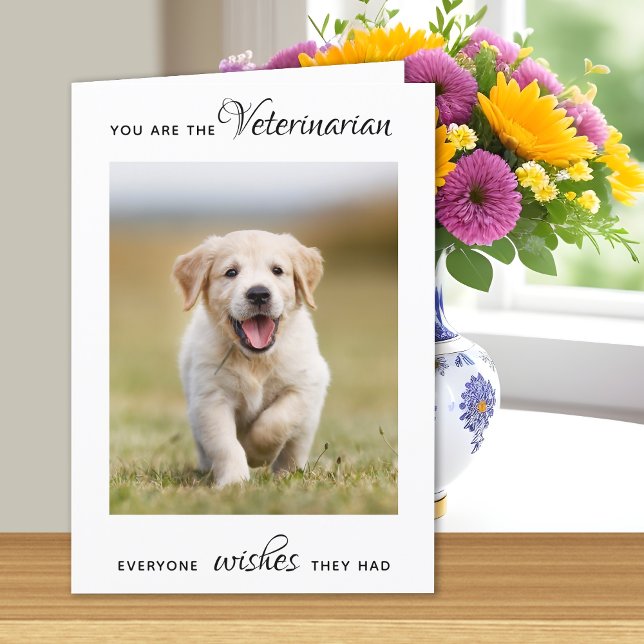 Carte De Remerciements Vétérinaire Personnalisé Animal de compagnie (Créateur téléchargé)