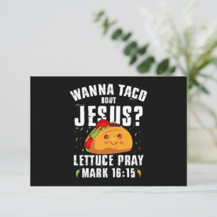 Carte De Remerciements Veux Taco Sur Jésus Cinco de Mayo Chrétien