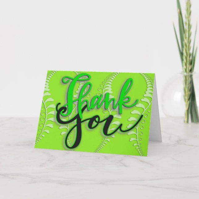 Carte de remerciements (vide à l'intérieur) (Devant)