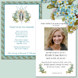 Carte De Remerciements Vierge catholique Marie Sympathy Funérailles