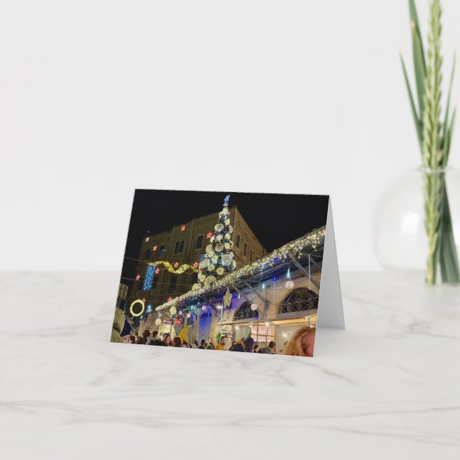 Carte De Remerciements Vieux Noël (Devant)