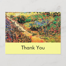 Carte de remerciements. Vincent van Gogh