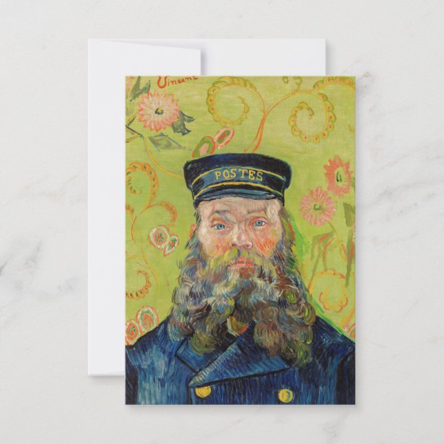 Carte De Remerciements Vincent Van Gogh - Facteur Joseph Roulin (Devant)