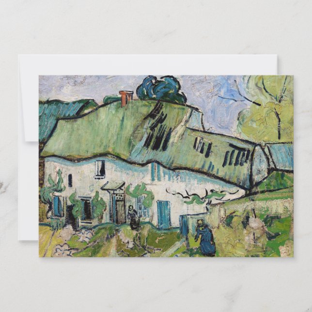 Carte De Remerciements Vincent van Gogh - Ferme à deux chiffres (Devant)