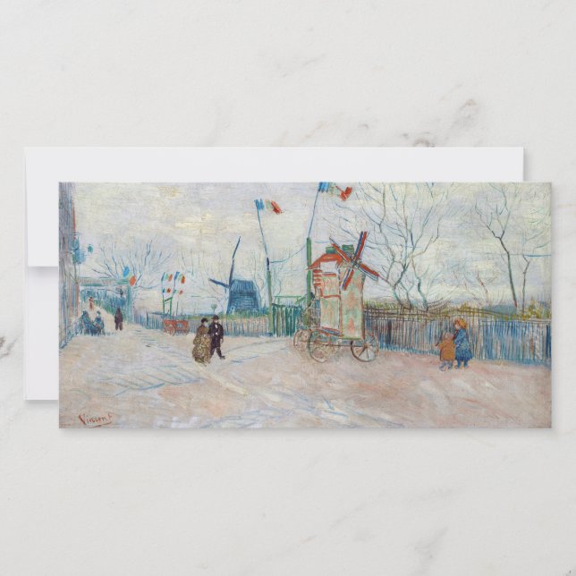 Carte De Remerciements Vincent van Gogh - Impasse des Deux Frères (Devant)
