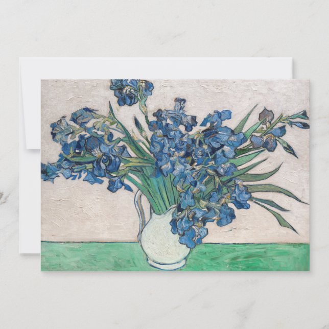 Carte De Remerciements Vincent van Gogh - Irises (Devant)