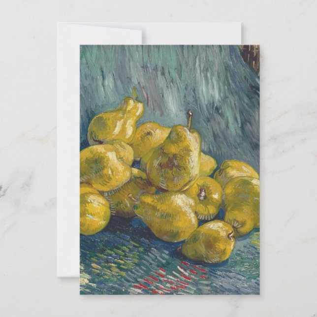 Carte De Remerciements Vincent van Gogh - la vie toujours avec des poires (Devant)