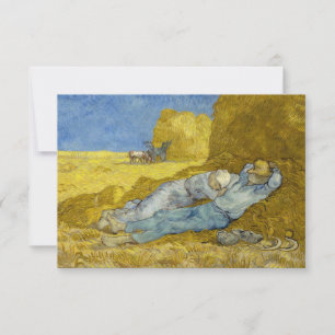 Carte De Remerciements Vincent Van Gogh - Midi, repos du travail / La Sie