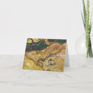Carte De Remerciements Vincent van Gogh - Paysage avec lapins