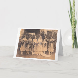 Carte De Remerciements Vintage