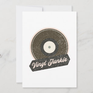 Carte De Remerciements Vinyl Junkie