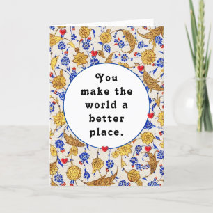 Carte De Remerciements volontaire