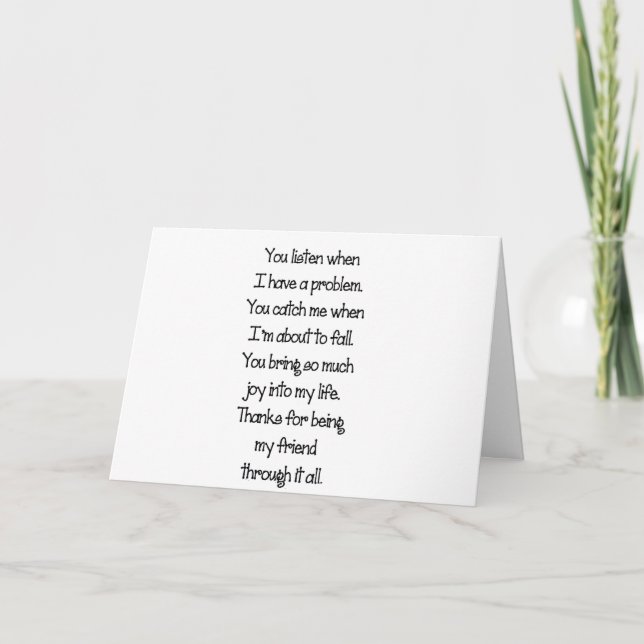 CARTE DE REMERCIEMENTS ***VOUS AVEZ FAIT MA JOURNÉE*** MERCI~ (Devant)